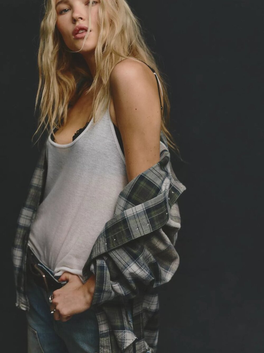 We The Free Lexi Plaid Button Down